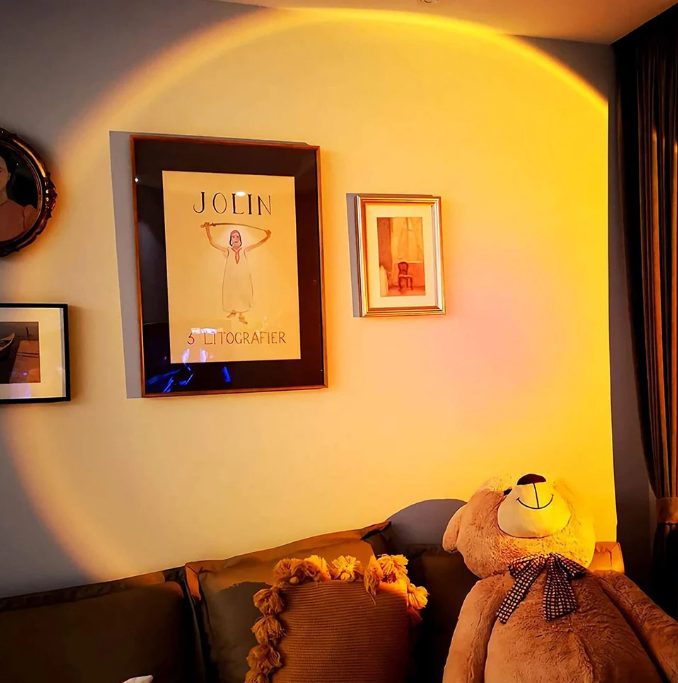 LED light projector for sunset