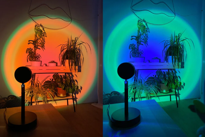 LED light projector for sunset