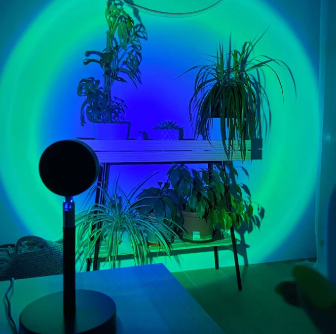 LED light projector for sunset