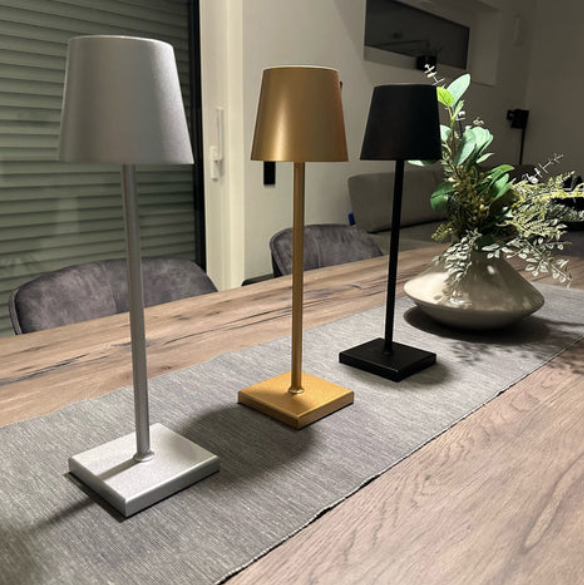 LumeFlex - Wireless Rechargeable Table Lamp with Adjustable Brightness