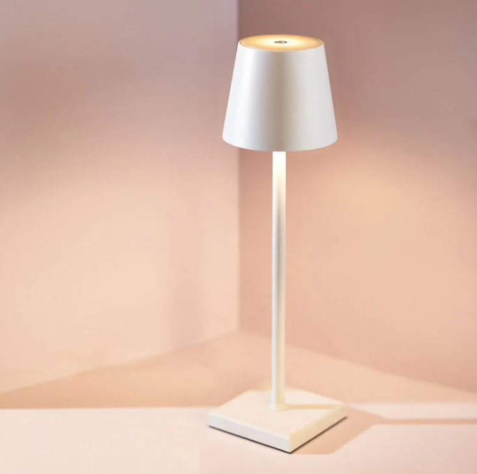 LumeFlex - Wireless Rechargeable Table Lamp with Adjustable Brightness