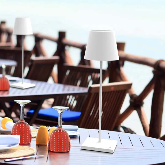 LumeFlex - Wireless Rechargeable Table Lamp with Adjustable Brightness
